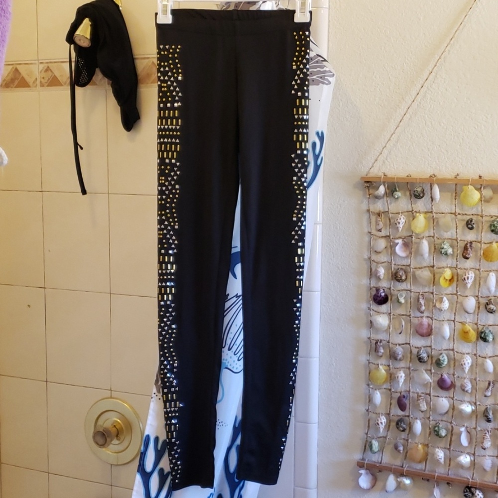 Wet Seal Studded Leggings